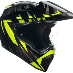 AGV AX9 Steppa Carbon/Grey/Yellow Fluo 003> Adventure Helmen|Integraalhelmen