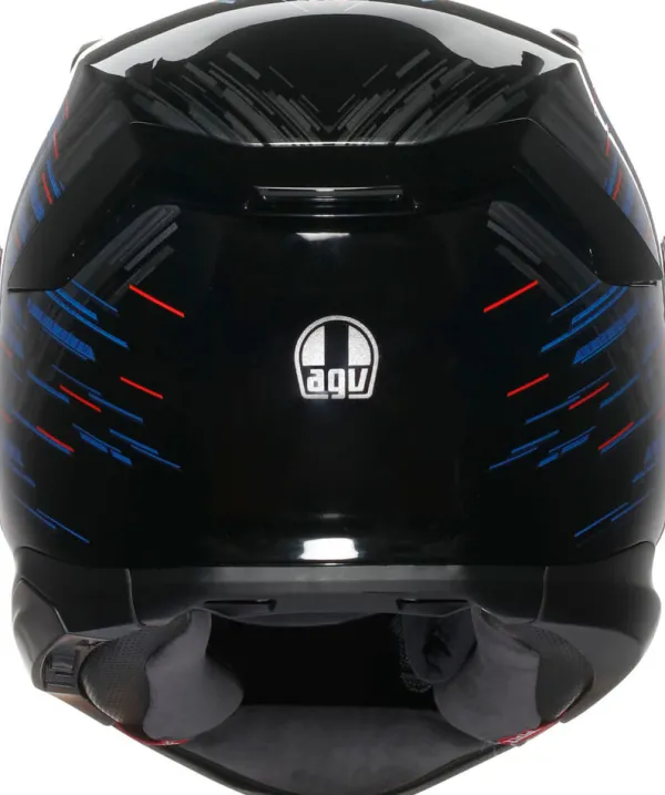 AGV K7 Genisys Matt Black/Blue/Grey> Integraalhelmen|Helmen Met Zonnevizier