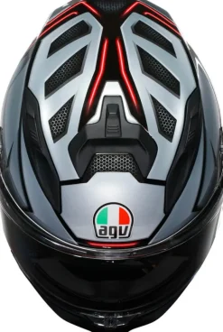 AGV K7 Jaeger Black/Silver> Integraalhelmen|Helmen Met Zonnevizier