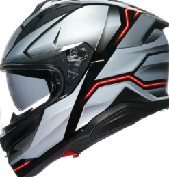 AGV K7 Jaeger Black/Silver> Integraalhelmen|Helmen Met Zonnevizier