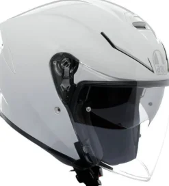 AGV K5 Jet Evo Mono Stelvio White 002> Jethelmen|Helmen Met Zonnevizier