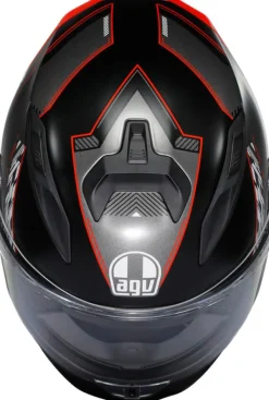 AGV K7 Kyber Matt Black/Red> Integraalhelmen|Helmen Met Zonnevizier