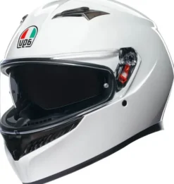AGV K3 2023 Mono Seta White> Integraalhelmen|Helmen Met Zonnevizier