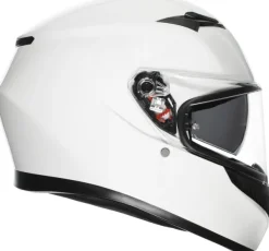 AGV K3 2023 Mono White> Integraalhelmen|Helmen Met Zonnevizier
