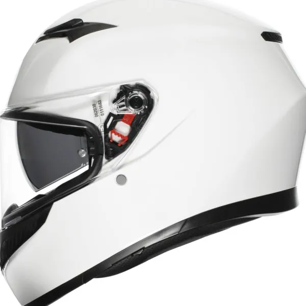 AGV K3 2023 Mono White> Integraalhelmen|Helmen Met Zonnevizier