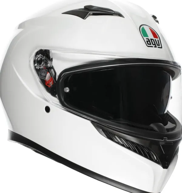 AGV K3 2023 Mono White> Integraalhelmen|Helmen Met Zonnevizier