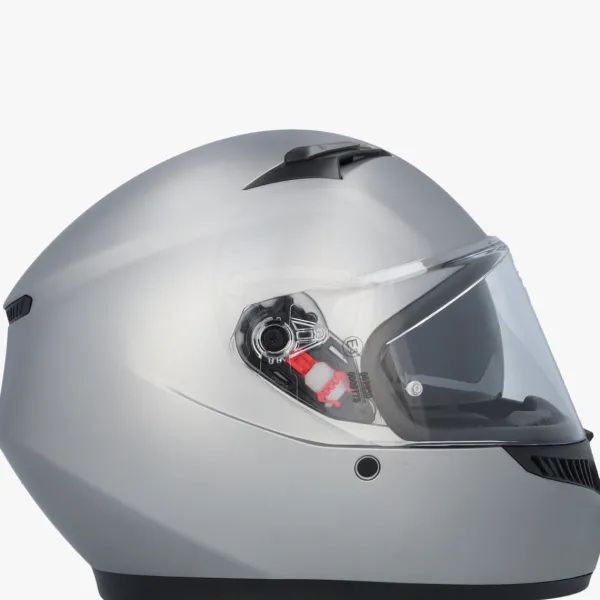 AGV K3 2023 Rodio Grey Matt> Integraalhelmen|Helmen Met Zonnevizier