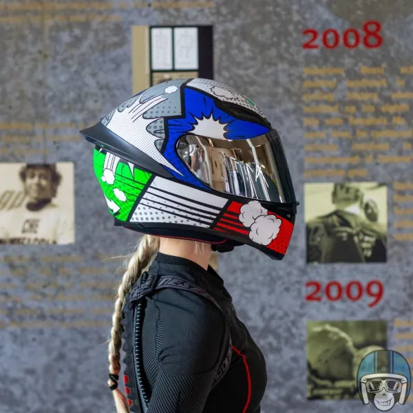 AGV K1 S Bang Matt Italy/Blue> Integraalhelmen|Race Helmen