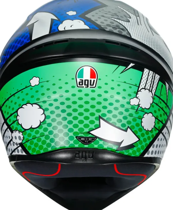 AGV K1 S Bang Matt Italy/Blue> Integraalhelmen|Race Helmen