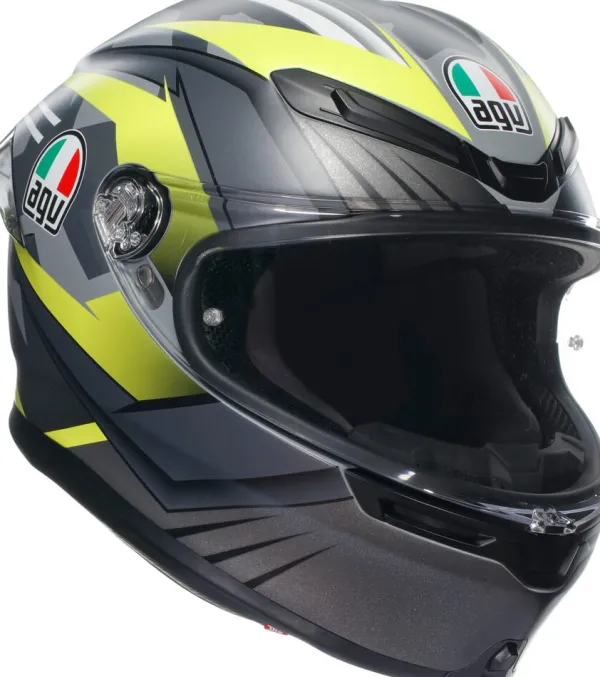 AGV K6 S Excite Matt Camo/Yellow Fluo> Integraalhelmen