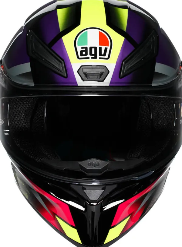 AGV K1 S Fastlap Black/Purple/Pink> Integraalhelmen|Race Helmen
