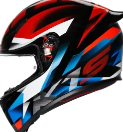 AGV K1 S Fastlap Black/Red/Blue> Integraalhelmen|Race Helmen