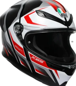 AGV K6 S Karve Matt Black/White/Red><noscript><img width=