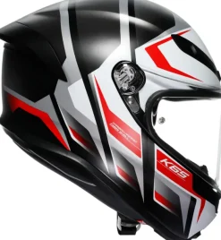 AGV K6 S Karve Matt Black/White/Red><noscript><img width=