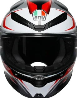 AGV K6 S Karve Matt Black/White/Red><noscript><img width=