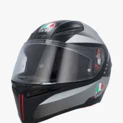 AGV K1 S Lap Matt Black/Grey/Red 034> Integraalhelmen|Race Helmen