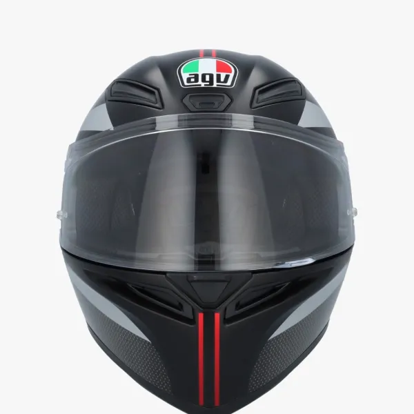 AGV K1 S Lap Matt Black/Grey/Red 034> Integraalhelmen|Race Helmen