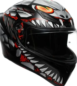 AGV K1 S Lyzard Matt Black/Grey/Red><noscript><img width=