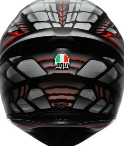 AGV K1 S Lyzard Matt Black/Grey/Red><noscript><img width=