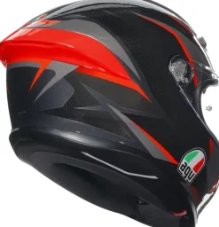 AGV K6 S Slashcut Black/Grey/Red> Integraalhelmen
