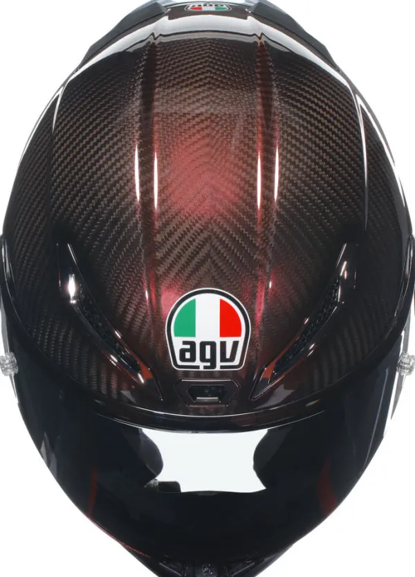 AGV PISTA GP RR Mono Red Carbon> Integraalhelmen|Carbon Helmen