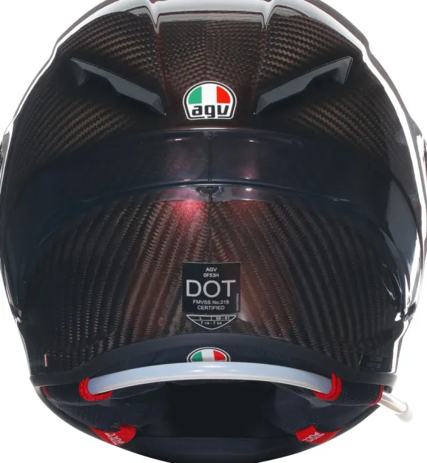 AGV PISTA GP RR Mono Red Carbon> Integraalhelmen|Carbon Helmen