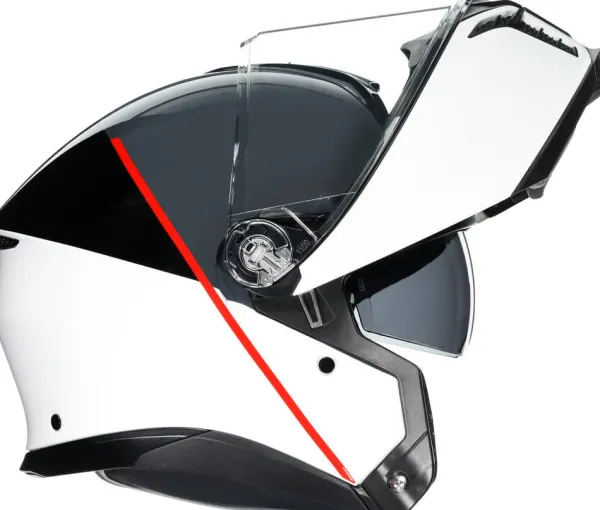 AGV Tourmodular Balance White/Grey/Red 002> Systeemhelmen