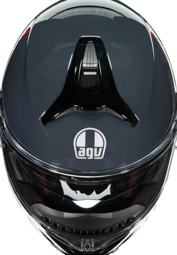 AGV Tourmodular Balance White/Grey/Red 002> Systeemhelmen