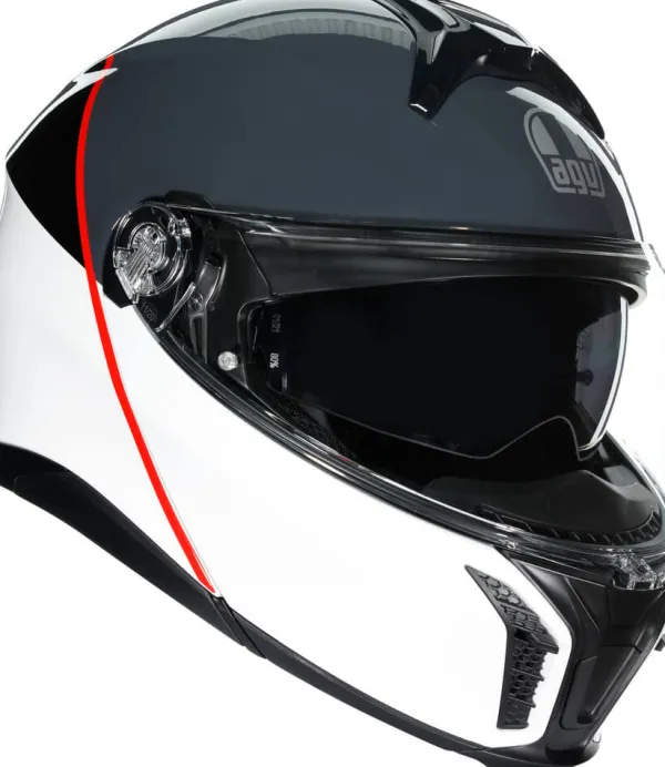 AGV Tourmodular Balance White/Grey/Red 002> Systeemhelmen