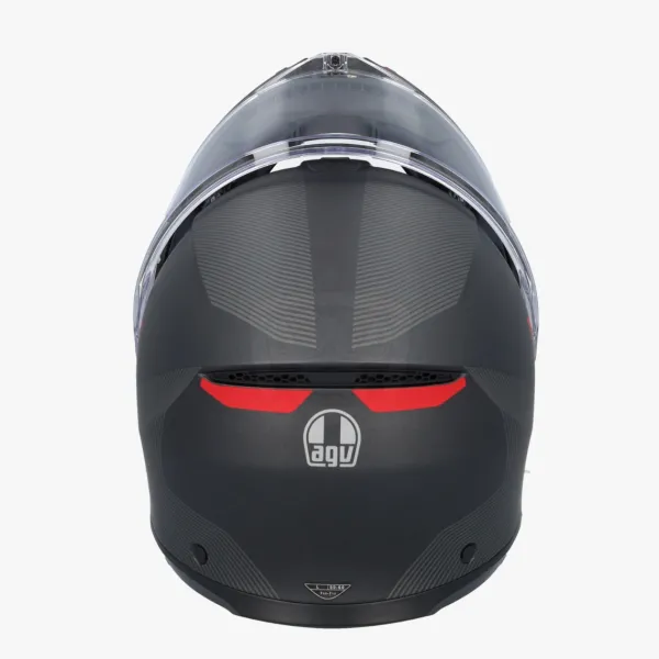 AGV Tourmodular Frequency Matt Gunmetal/Red 005> Systeemhelmen