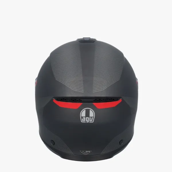 AGV Tourmodular Frequency Matt Gunmetal/Red 005> Systeemhelmen