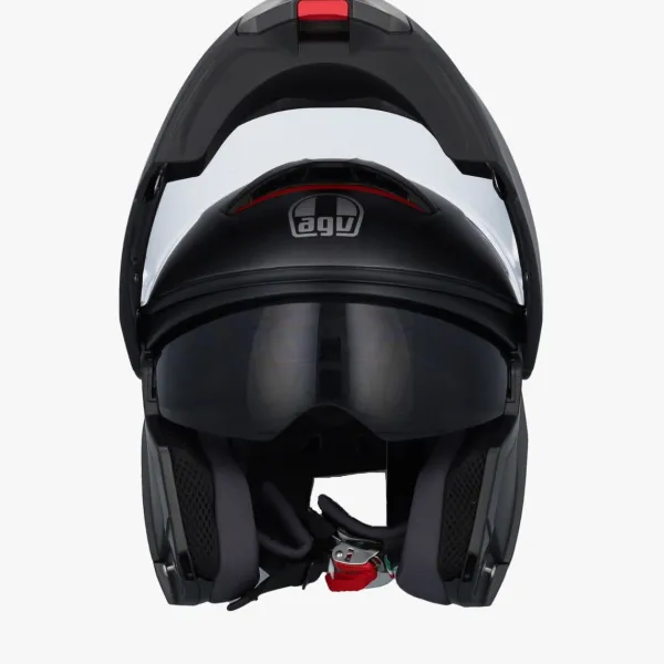 AGV Tourmodular Frequency Matt Gunmetal/Red 005> Systeemhelmen