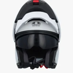 AGV Tourmodular Stelvio White 006> Systeemhelmen|Helmen Met Zonnevizier