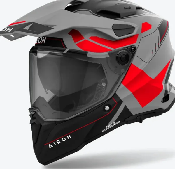 Airoh Commander 2 Reveal Black/Grey> Adventure Helmen|Integraalhelmen
