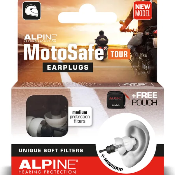 Alpine MotoSafe earplugs Tour> Cadeaus Voor Motorrijders