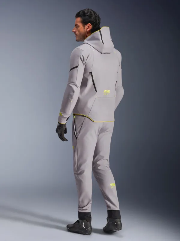 Alpinestars Aeroshell Wp Motorjas Mid Gray Yellow Fluo 9116> Motorjassen