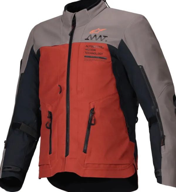 Alpinestars Amt-8 Stretch Drystar XF Motorjas Walnut Rust Black 9279> Motorjassen