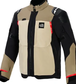 Alpinestars Andes Pro Drystar® Xf Motorjas Jacket Walnut/Aluminum> Motorjassen