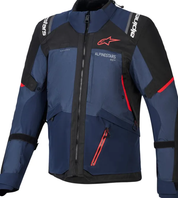 Alpinestars Andes V4 Drystar Motorjas Night Navy Mood Indigo Black 7243> Motorjassen