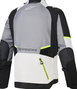 Alpinestars Andes V4 Drystar Motorjas Dk Gray Ice Gray Bk Yllw Fluo 9268> Motorjassen