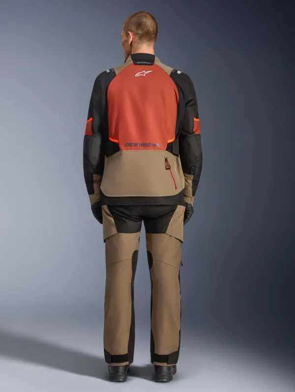 Alpinestars Andes V4 Drystar Motorjas Walnut Rust Black 9279> Motorjassen