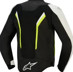 Alpinestars Ast V3 Air Motorjas Black/Silver/Yellow Fluo><noscript><img width=