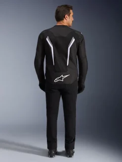 Alpinestars Ast V3 Air Motorjas Black/Dark Gray/White> Motorjassen