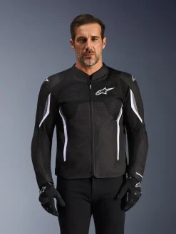 Alpinestars Ast V3 Air Motorjas Black/Dark Gray/White><noscript><img width=