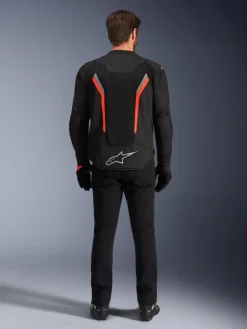 Alpinestars Ast V3 Air Motorjas Black/Dark Gray/Red Fluo><noscript><img width=