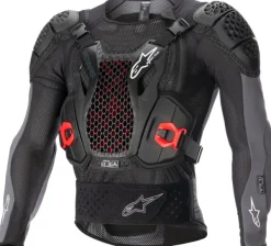 Alpinestars Bionic Plus V2 Protection Jacket Black/Anthracite/Red 1036> Protectievesten En Onderkleding