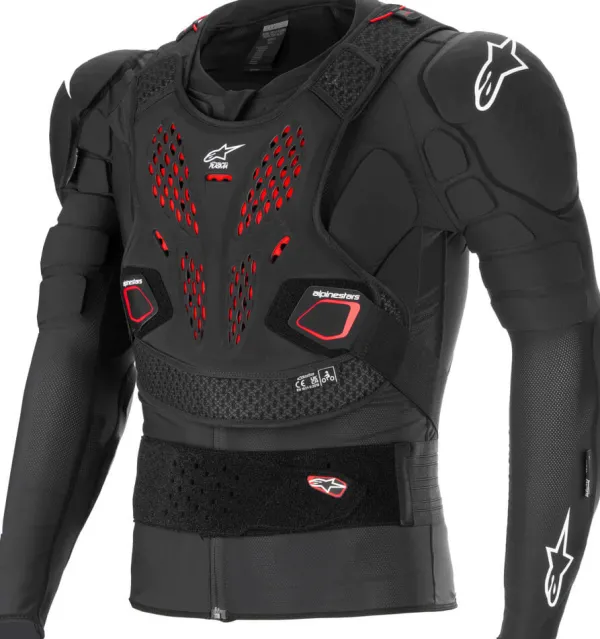 Alpinestars Bionic Pro V3 Plasma Protection Jacket Black/Red/White 132> Protectievesten En Onderkleding