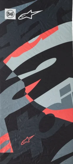 Alpinestars Buff Mogress Neck Tube Black/Camo/Red Fluo> Balaclavas En Helmmutsen
