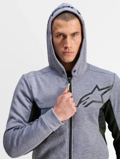 Alpinestars Chrome Air Sport Motorhoodie Gray Heather Black 9196><noscript><img width=