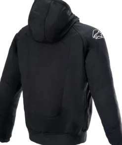 Alpinestars Chrome Motorhoodie Black/Yellow Fluo 155> Motorhoodies|Motorjassen